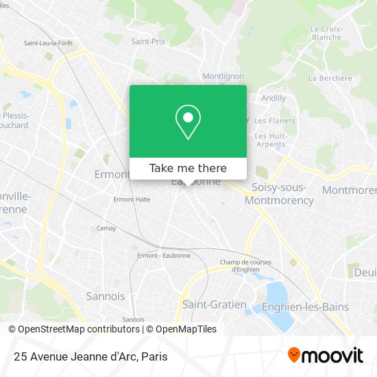 25 Avenue Jeanne d'Arc map