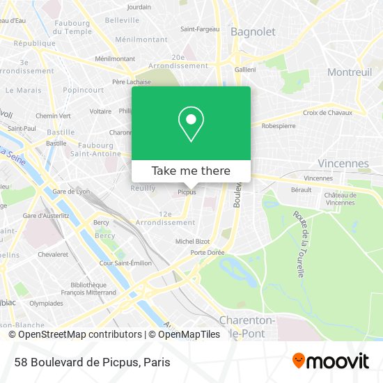 58 Boulevard de Picpus map