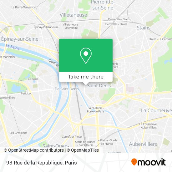 Mapa 93 Rue de la République