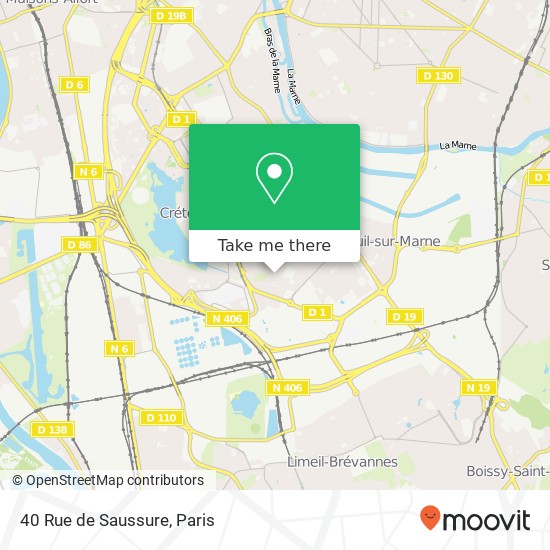 40 Rue de Saussure map