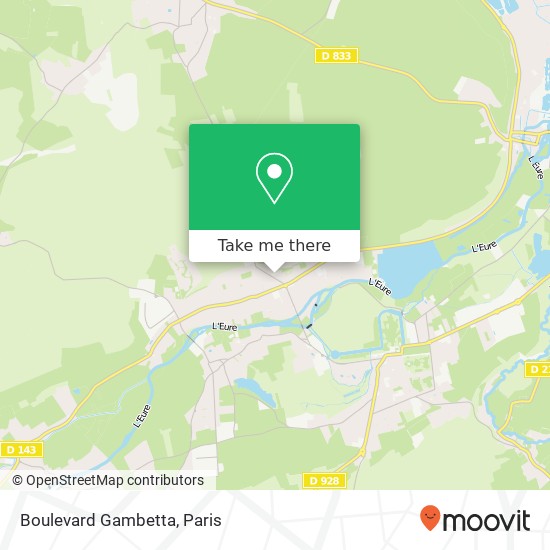 Boulevard Gambetta map