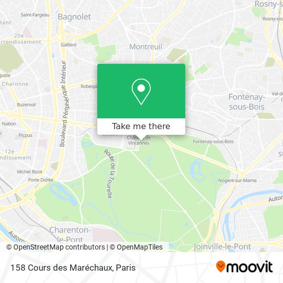 158 Cours des Maréchaux map