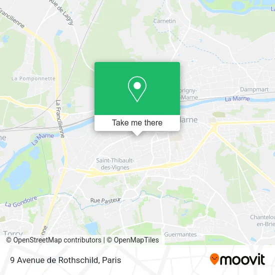 9 Avenue de Rothschild map