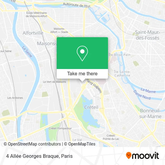 4 Allée Georges Braque map