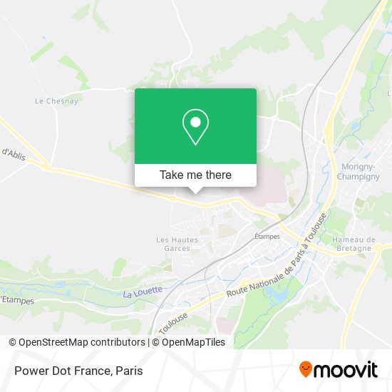 Power Dot France map