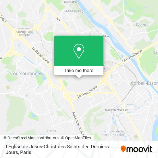 L'Église de Jésus-Christ des Saints des Derniers Jours map