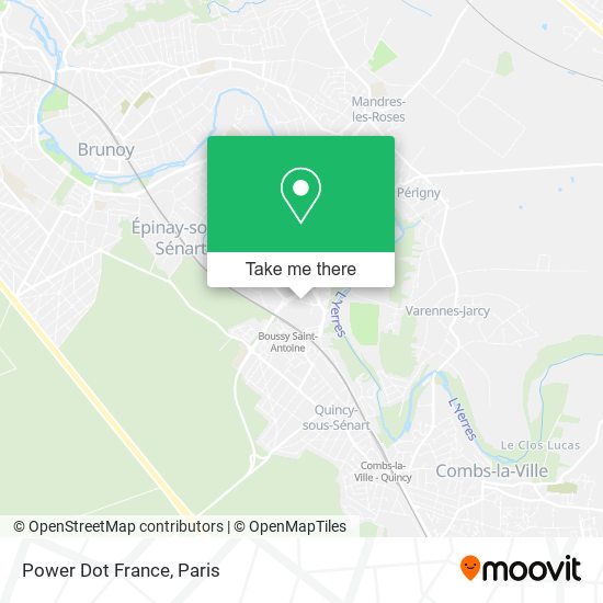 Power Dot France map