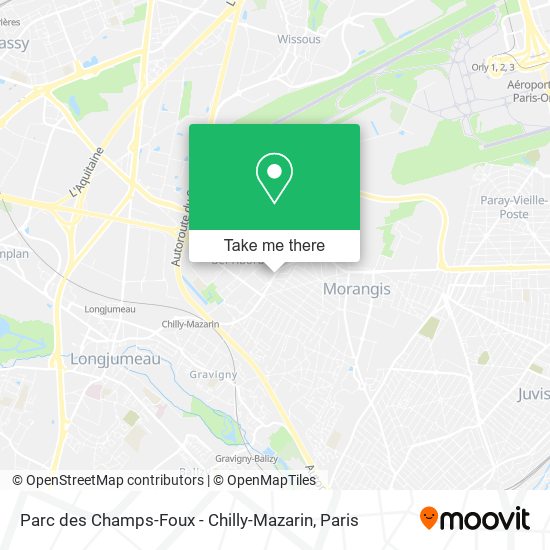 Parc des Champs-Foux - Chilly-Mazarin map