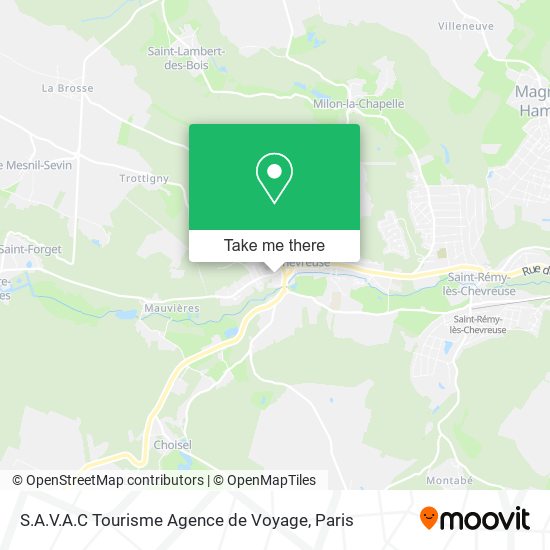 Mapa S.A.V.A.C Tourisme Agence de Voyage