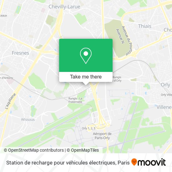 Mapa Station de recharge pour véhicules électriques