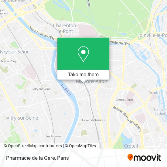 Mapa Pharmacie de la Gare