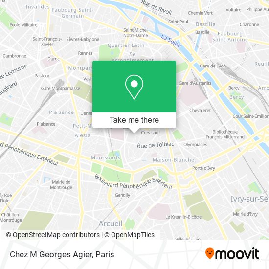 Chez M Georges Agier map