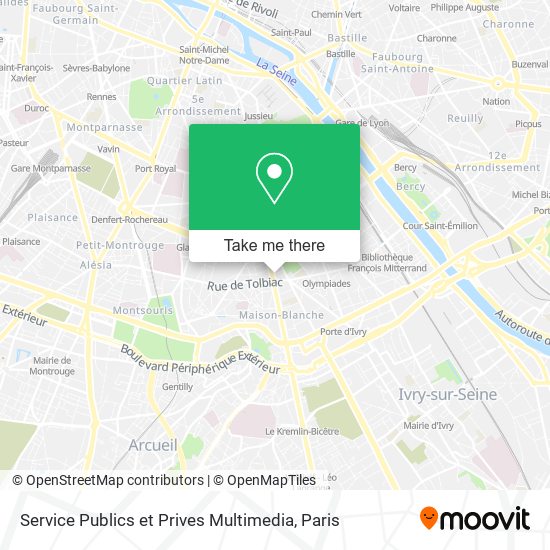 Service Publics et Prives Multimedia map