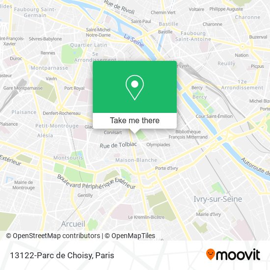 13122-Parc de Choisy map