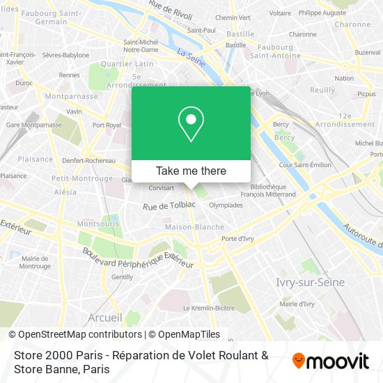 Store 2000 Paris - Réparation de Volet Roulant & Store Banne map