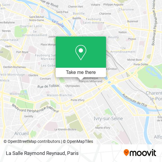 La Salle Raymond Reynaud map