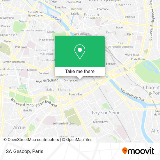 SA Gescop map