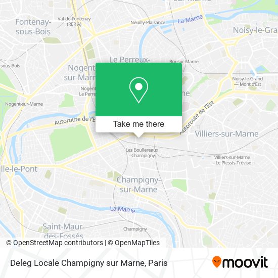 Deleg Locale Champigny sur Marne map