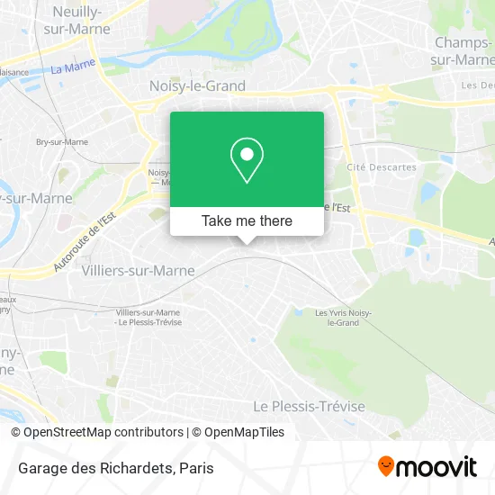 Garage des Richardets map