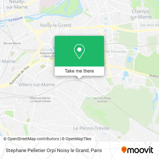 Stéphane Pelletier Orpi Noisy le Grand map