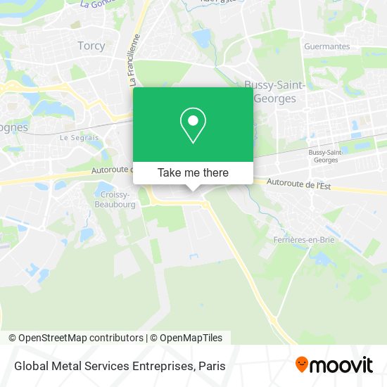 Global Metal Services Entreprises map