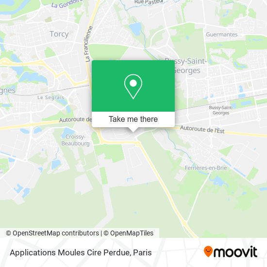 Applications Moules Cire Perdue map