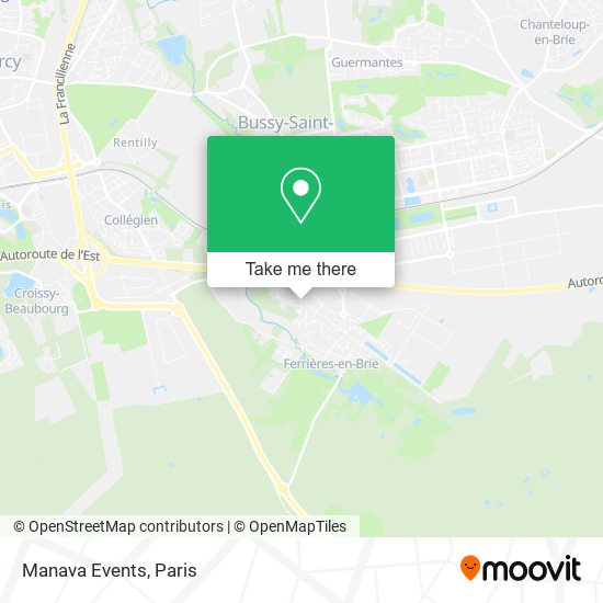 Manava Events map