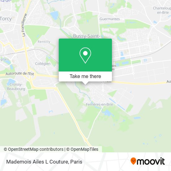 Mademois Ailes L Couture map