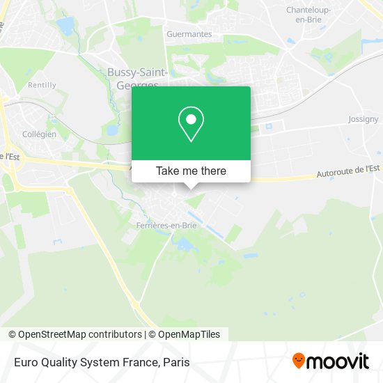 Mapa Euro Quality System France