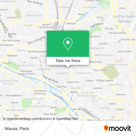 Marais map