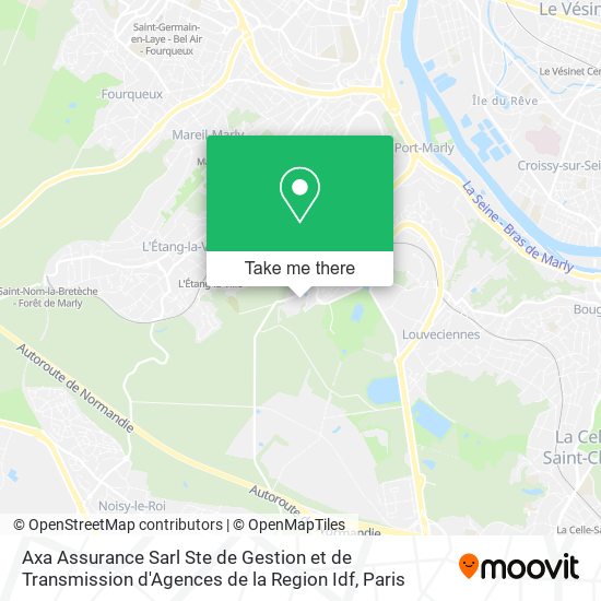 Axa Assurance Sarl Ste de Gestion et de Transmission d'Agences de la Region Idf map