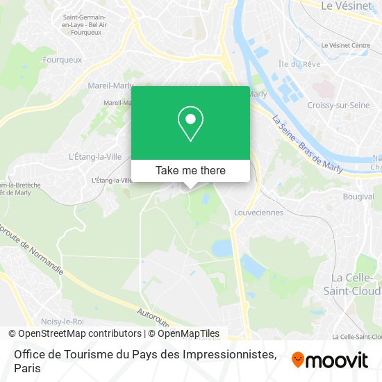 Office de Tourisme du Pays des Impressionnistes map