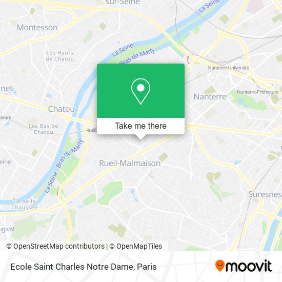 Mapa Ecole Saint Charles Notre Dame