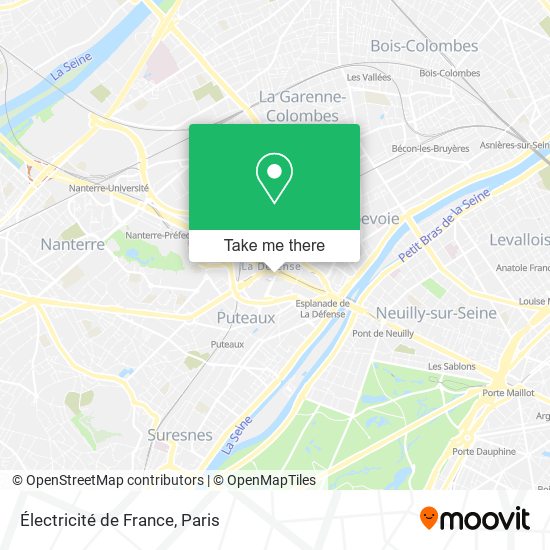 Électricité de France map