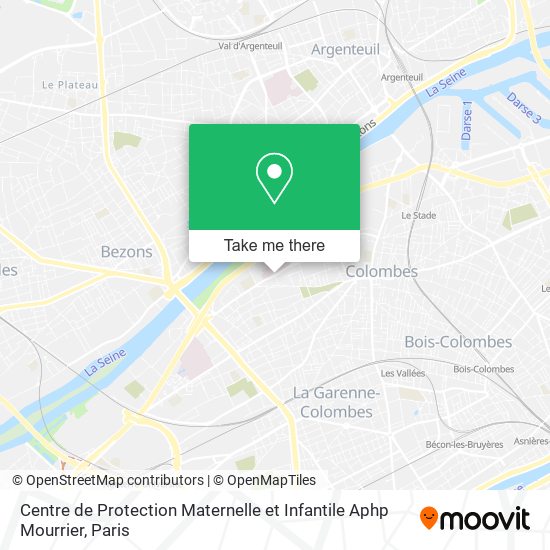 Mapa Centre de Protection Maternelle et Infantile Aphp Mourrier