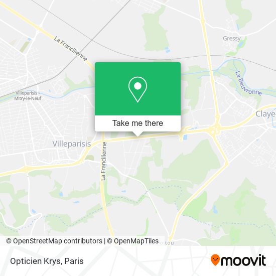 Opticien Krys map