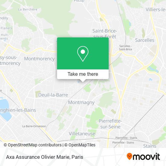 Axa Assurance Olivier Marie map