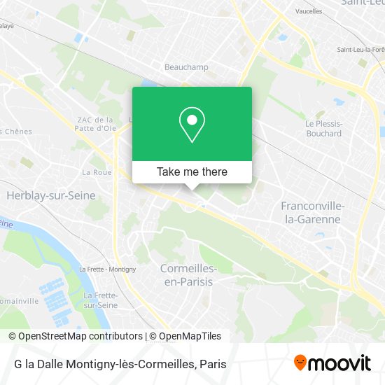 Mapa G la Dalle Montigny-lès-Cormeilles