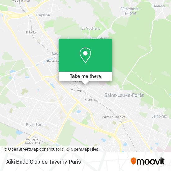 Mapa Aiki Budo Club de Taverny