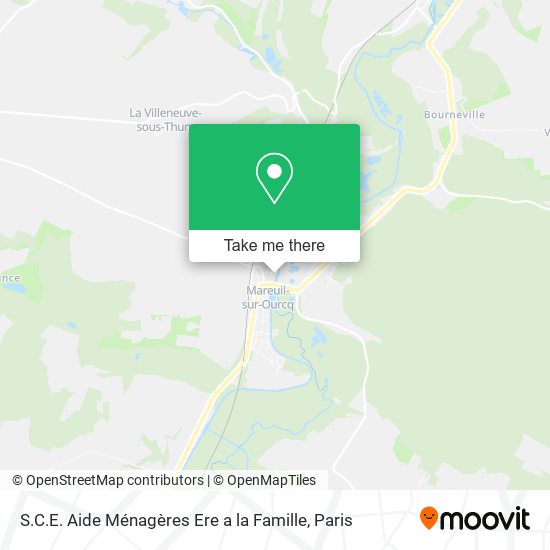 S.C.E. Aide Ménagères Ere a la Famille map