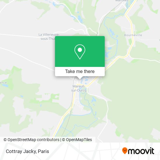 Cottray Jacky map