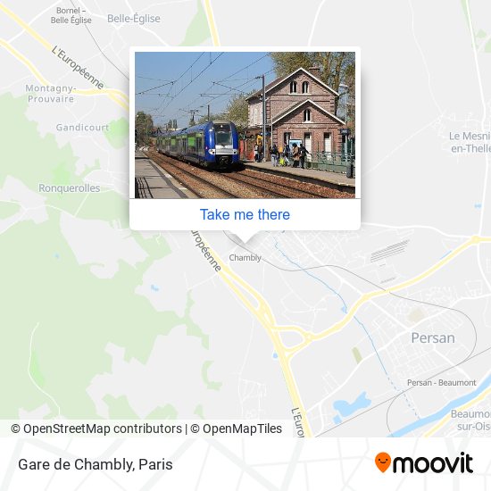 Mapa Gare de Chambly