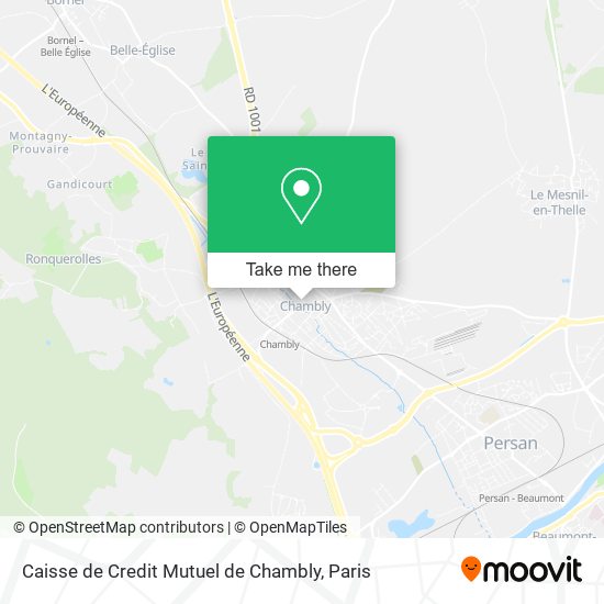 Caisse de Credit Mutuel de Chambly map