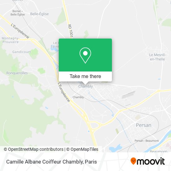 Camille Albane Coiffeur Chambly map