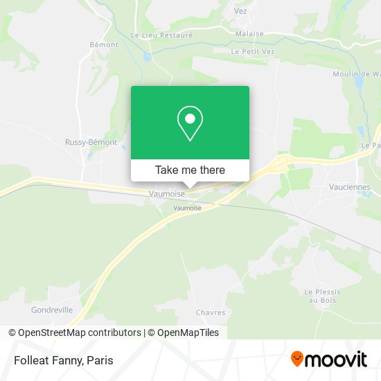 Folleat Fanny map