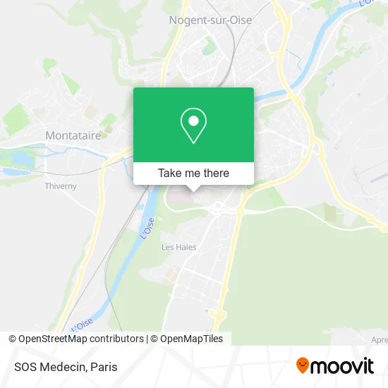 SOS Medecin map