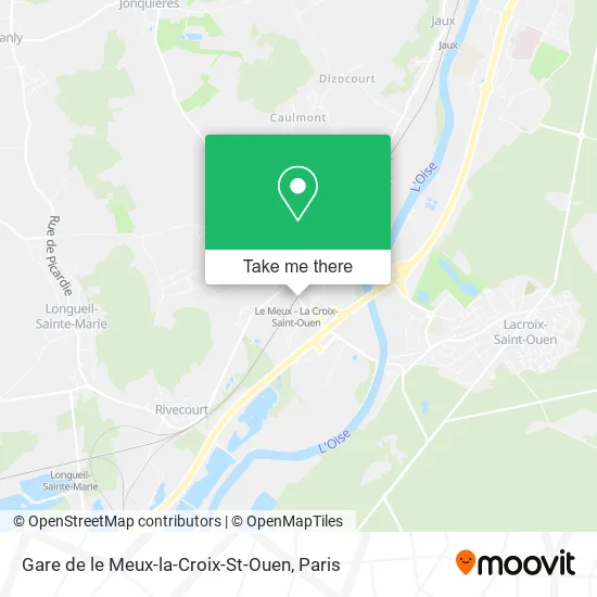 Gare de le Meux-la-Croix-St-Ouen map