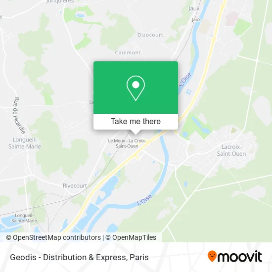 Geodis - Distribution & Express map
