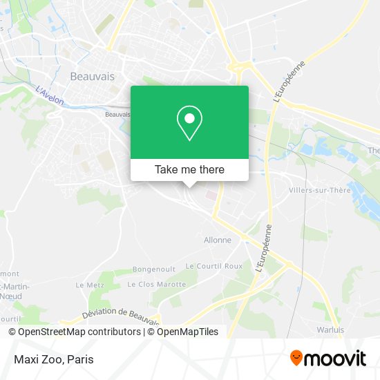 Mapa Maxi Zoo