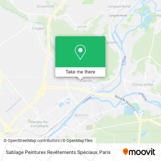 Sablage Peintures Revêtements Spéciaux map